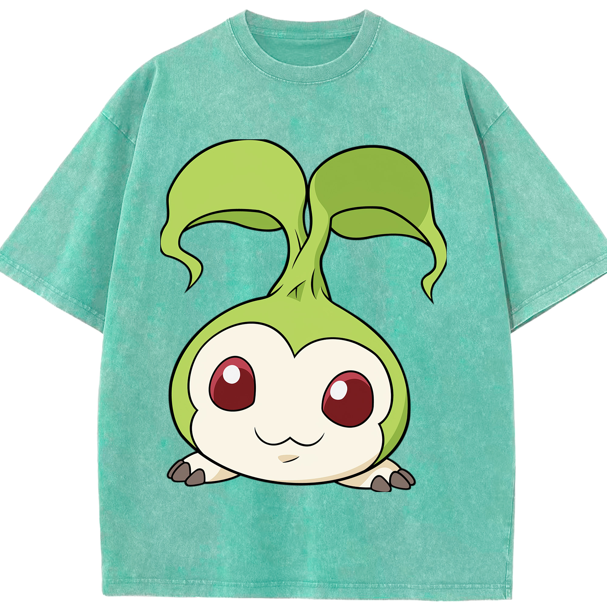 （画像用） Digimon デジタルモンスター/デジモン 綿100% ヴィンテージ風 半袖Tシャツ（フロントプリント）